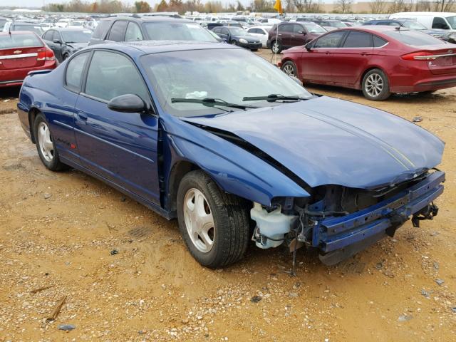 2G1WX12KX39449490 - 2003 CHEVROLET MONTE CARL BLUE photo 1