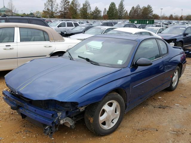 2G1WX12KX39449490 - 2003 CHEVROLET MONTE CARL BLUE photo 2