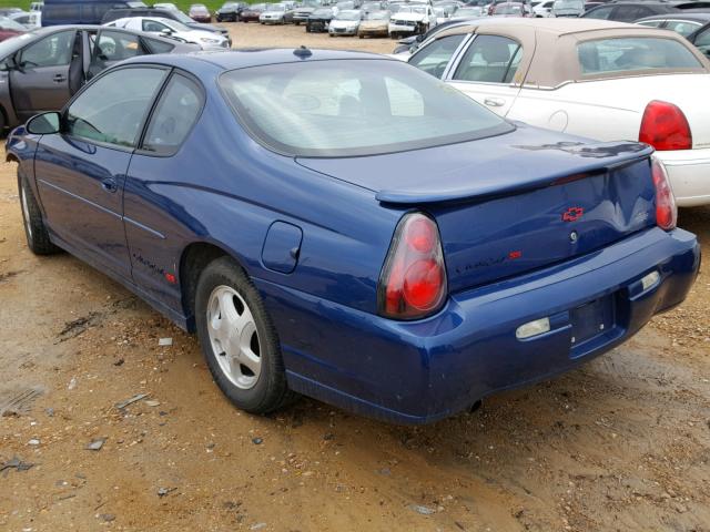 2G1WX12KX39449490 - 2003 CHEVROLET MONTE CARL BLUE photo 3