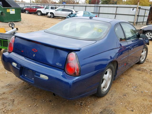 2G1WX12KX39449490 - 2003 CHEVROLET MONTE CARL BLUE photo 4