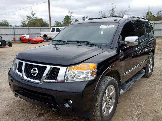 5N1BA0NE6DN612198 - 2013 NISSAN ARMADA PLA BLACK photo 2