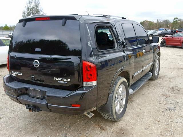 5N1BA0NE6DN612198 - 2013 NISSAN ARMADA PLA BLACK photo 4