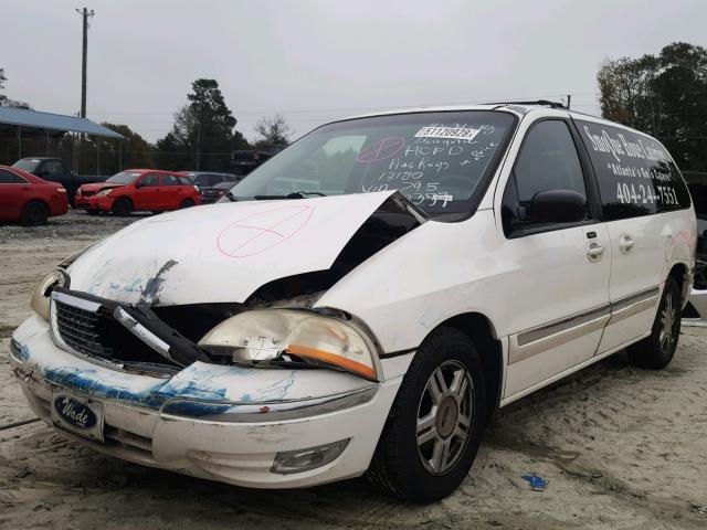 2FMDA52451BC36795 - 2001 FORD WINDSTAR S WHITE photo 2