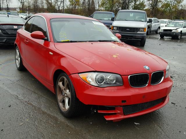 WBAUP73598VF06695 - 2008 BMW 128 I RED photo 1