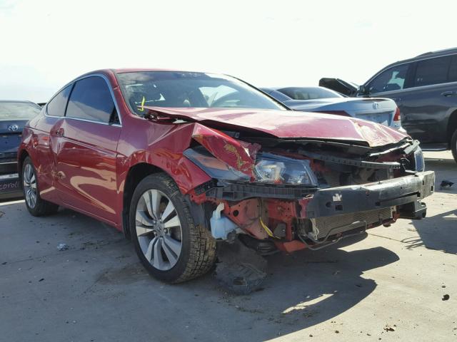 1HGCS12878A008796 - 2008 HONDA ACCORD EXL RED photo 1