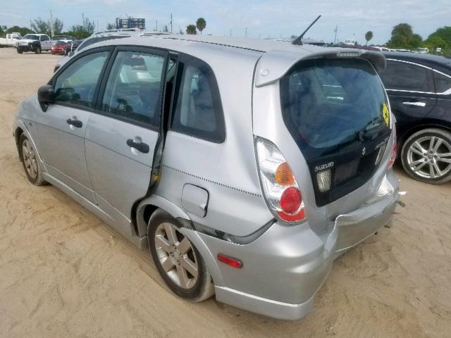 JS2RC62H065352484 - 2006 SUZUKI AERIO SILVER photo 3