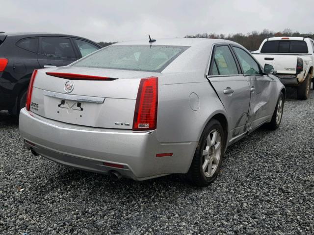 1G6DR57V880173432 - 2008 CADILLAC CTS HI FEA SILVER photo 4