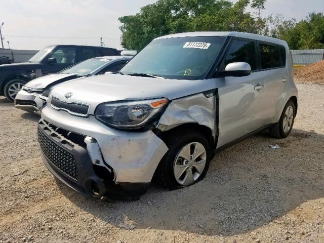 KNDJN2A21E7723646 - 2014 KIA SOUL SILVER photo 2