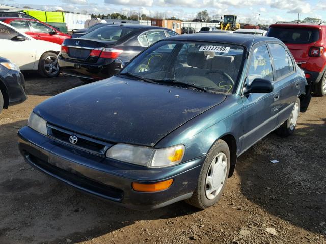 1NXBB02EXVZ511514 - 1997 TOYOTA COROLLA DX GREEN photo 2