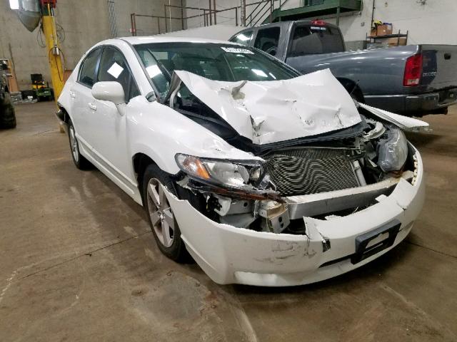 19XFA1F60AE000159 - 2010 HONDA CIVIC LX-S WHITE photo 1