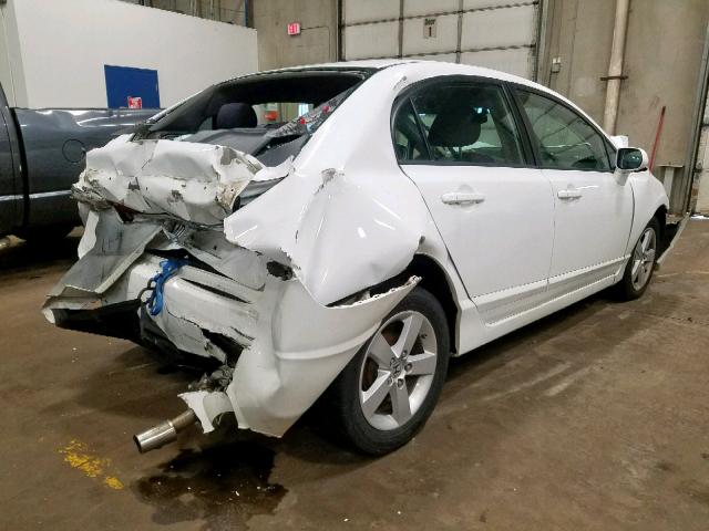 19XFA1F60AE000159 - 2010 HONDA CIVIC LX-S WHITE photo 4