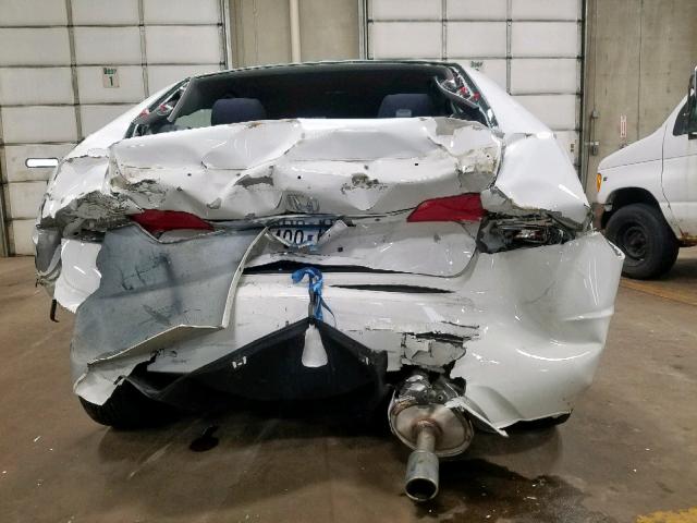 19XFA1F60AE000159 - 2010 HONDA CIVIC LX-S WHITE photo 9