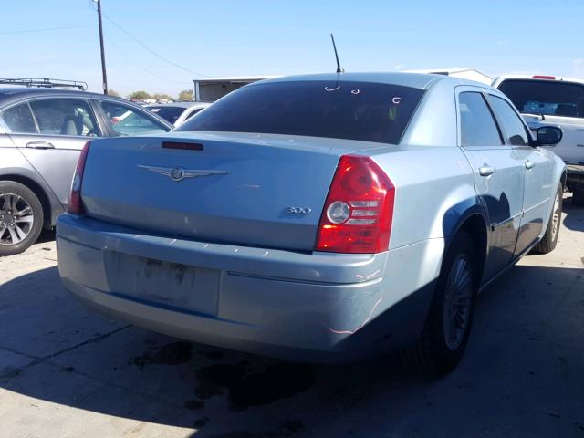 2C3LA43R78H283228 - 2008 CHRYSLER 300 LX BLUE photo 4