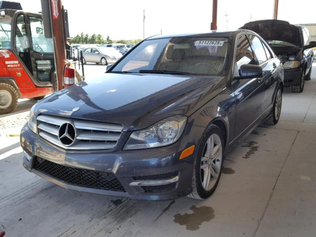 WDDGF4HB6DR251218 - 2013 MERCEDES-BENZ C 250 CHARCOAL photo 2