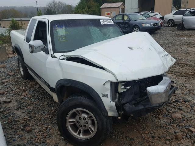 1B7GG23YXPS166872 - 1993 DODGE DAKOTA WHITE photo 1