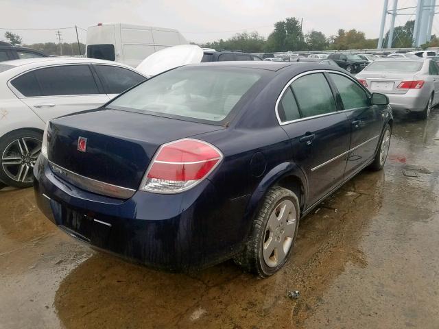 1G8ZS57N37F196730 - 2007 SATURN AURA XE BLUE photo 4