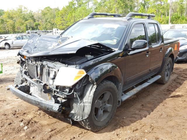 1N6AD07U06C410092 - 2006 NISSAN FRONTIER C BLACK photo 2