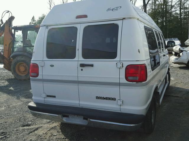 2B6HB11Y0YK171756 - 2000 DODGE RAM VAN B1 WHITE photo 4