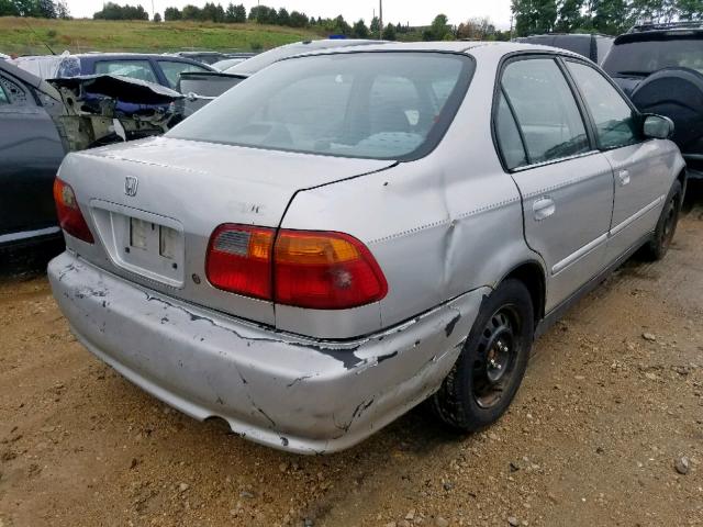 2HGEJ661XYH507101 - 2000 HONDA CIVIC BASE SILVER photo 4