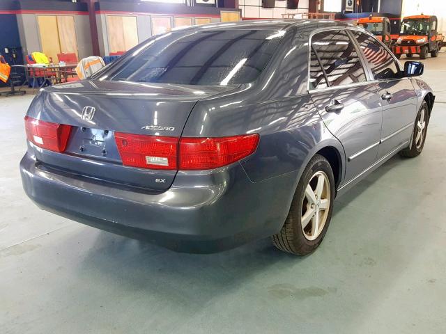 1HGCM56725A108514 - 2005 HONDA ACCORD EX GRAY photo 4