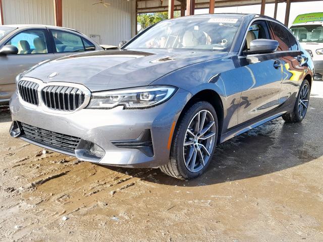 WBA5R1C59KAK08476 - 2019 BMW 330I GRAY photo 2