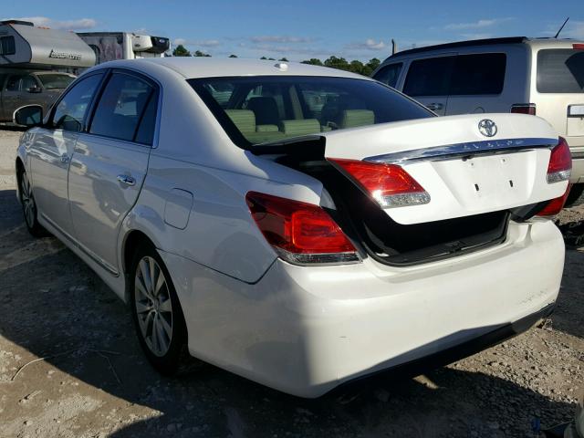 4T1BK3DB6BU385202 - 2011 TOYOTA AVALON BAS Blanc photo 3