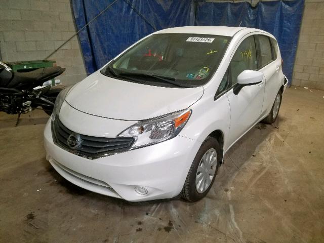 3N1CE2CP4FL396676 - 2015 NISSAN VERSA NOTE WHITE photo 2