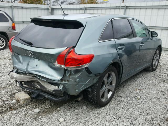 4T3BK3BB2AU033288 - 2010 TOYOTA VENZA BASE GREEN photo 4