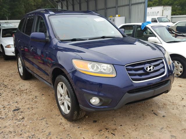 5NMSH4AG8AH406873 - 2010 HYUNDAI SANTA FE S BLUE photo 1