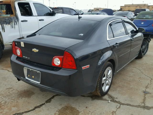 1G1ZC5EBXAF172548 - 2010 CHEVROLET MALIBU 1LT BLACK photo 4