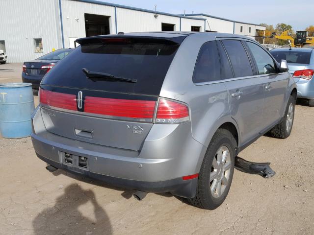 2LMDU88C97BJ21606 - 2007 LINCOLN MKX SILVER photo 4