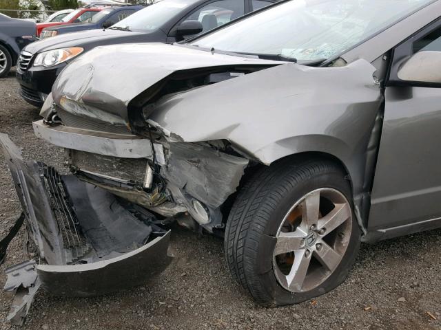 2HGFG12928H512052 - 2008 HONDA CIVIC EXL GRAY photo 9