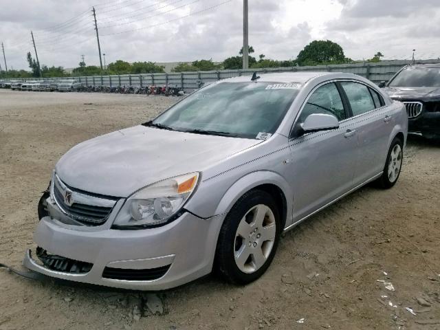 1G8ZS57B99F165684 - 2009 SATURN AURA XE SILVER photo 2