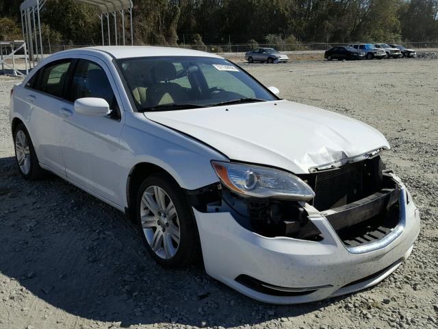 1C3CCBAB6CN318734 - 2012 CHRYSLER 200 LX WHITE photo 1