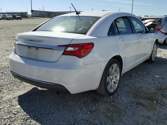 1C3CCBAB6CN318734 - 2012 CHRYSLER 200 LX WHITE photo 4