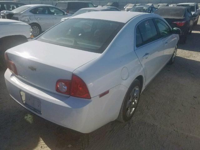 1G1ZC5EB5AF216195 - 2010 CHEVROLET MALIBU 1LT WHITE photo 4