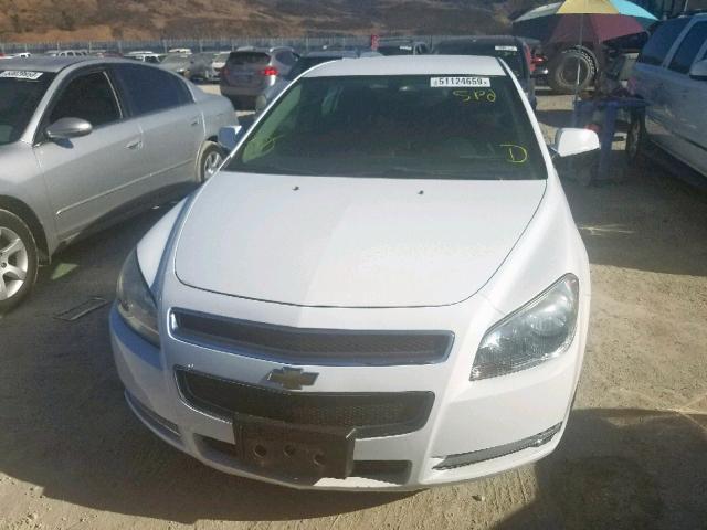 1G1ZC5EB5AF216195 - 2010 CHEVROLET MALIBU 1LT WHITE photo 9