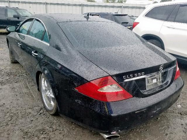 WDDDJ72X87A094107 - 2007 MERCEDES-BENZ CLS 550 BLACK photo 3