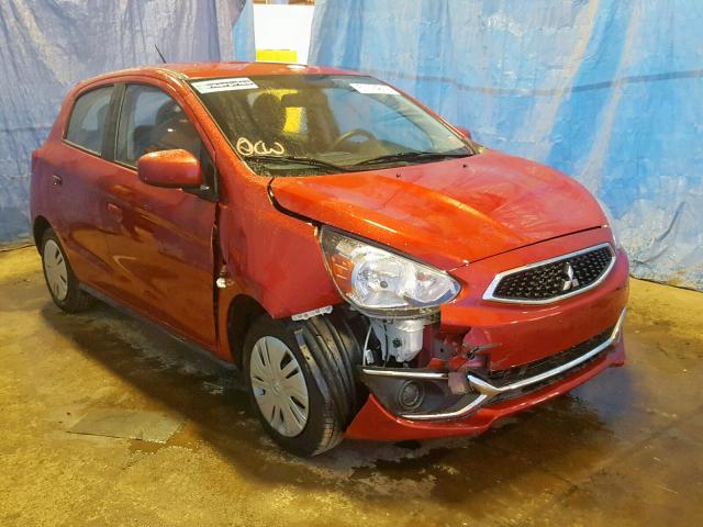 ML32A3HJ5KH014245 - 2019 MITSUBISHI MIRAGE ES RED photo 1