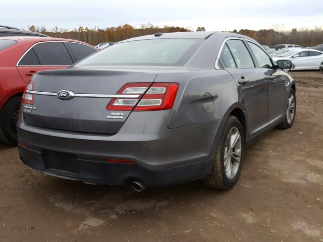 1FAHP2E86EG109799 - 2014 FORD TAURUS SEL CHARCOAL photo 4