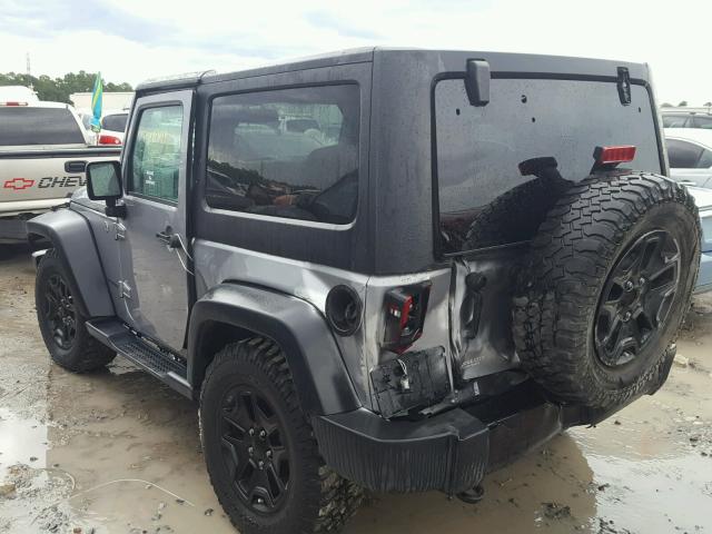 1C4AJWAG0GL140039 - 2016 JEEP WRANGLER S SILVER photo 3