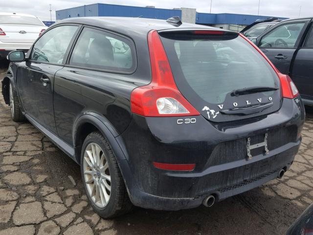 YV1672MK3C2266435 - 2012 VOLVO C30 T5 BLACK photo 3