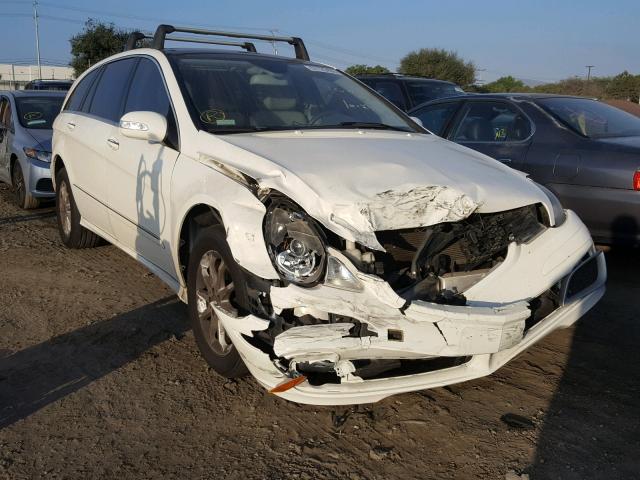 4JGCB65E87A045895 - 2007 MERCEDES-BENZ R 350 WHITE photo 1