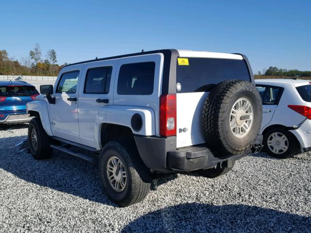 5GTDN136668120140 - 2006 HUMMER H3 WHITE photo 3