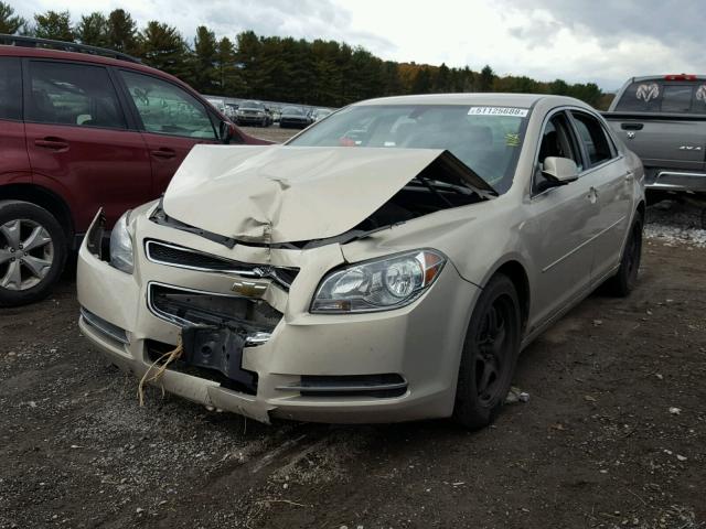 1G1ZH57B494162488 - 2009 CHEVROLET MALIBU 1LT BEIGE photo 2