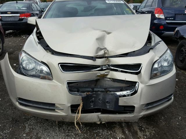 1G1ZH57B494162488 - 2009 CHEVROLET MALIBU 1LT BEIGE photo 9
