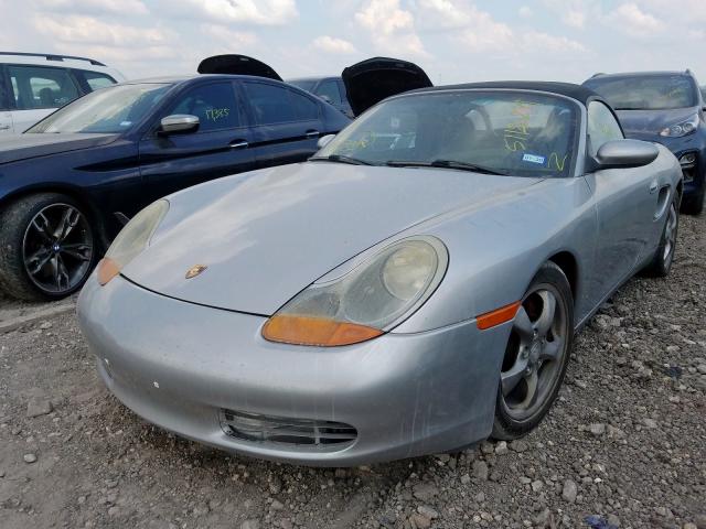 WP0CA2984VS624247 - 1997 PORSCHE BOXSTER SILVER photo 2