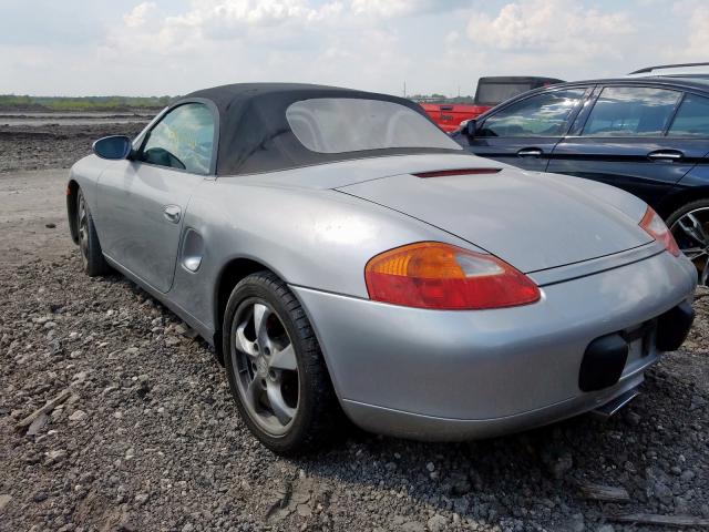 WP0CA2984VS624247 - 1997 PORSCHE BOXSTER SILVER photo 3