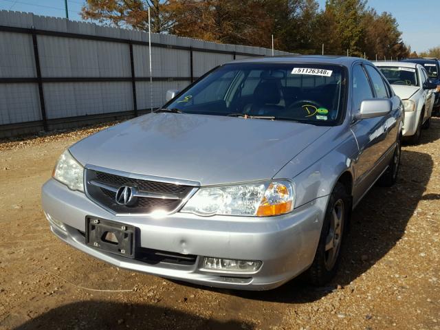 19UUA56652A043836 - 2002 ACURA 3.2TL SILVER photo 2