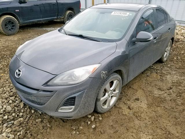 JM1BL1S51A1117743 - 2010 MAZDA 3 S GRAY photo 2